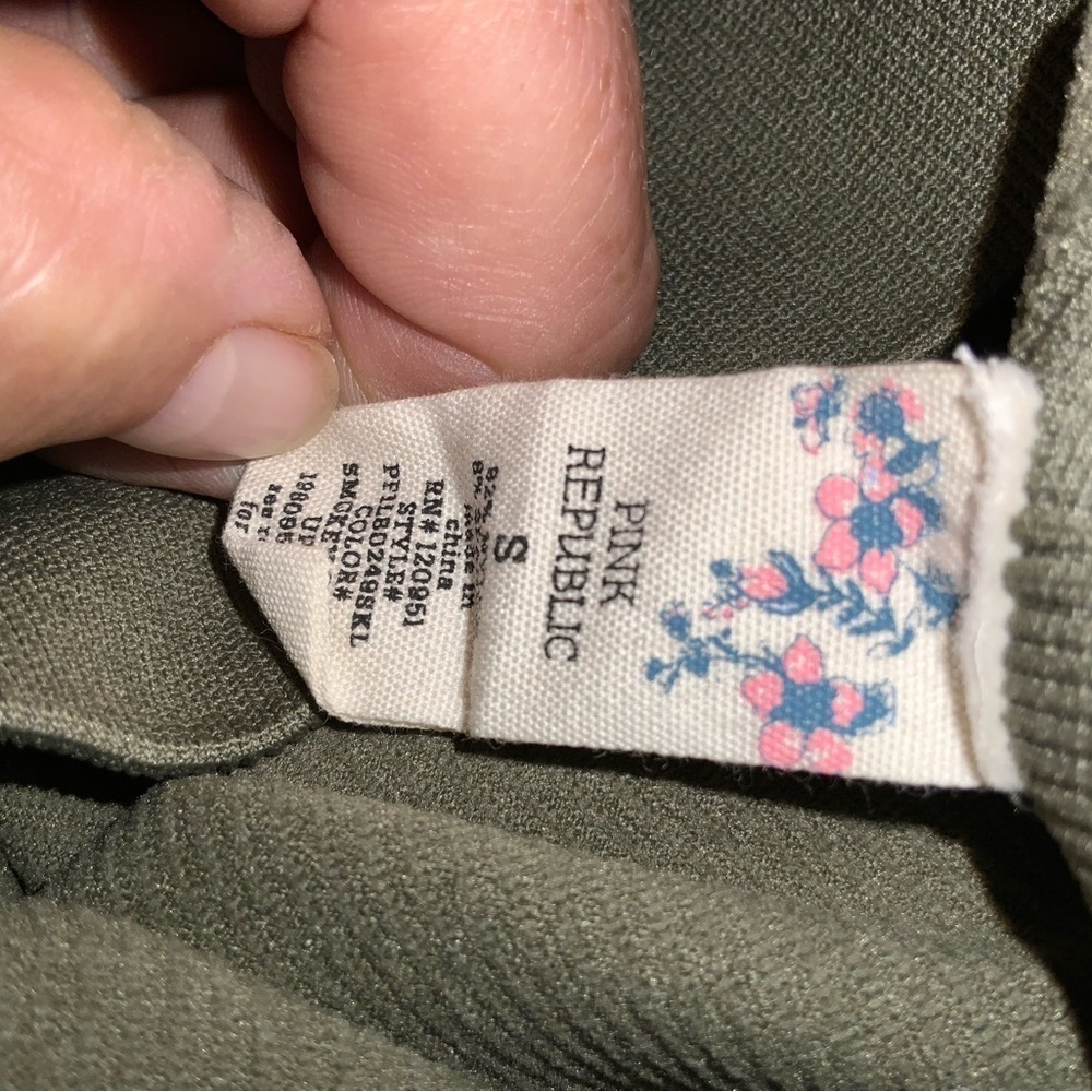 3 Pair Pink Republic Leggings~Black~Olive~Pink~Buttery Soft~High Waisted~Small - Picture 4 of 6